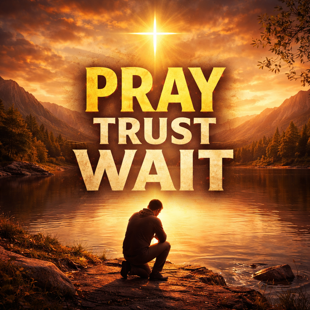 blog pray trust wait